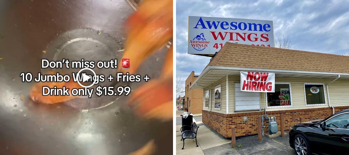 Awesome Wings Menu